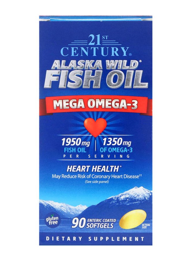 21st Century Alaska Wild Fish Oil - 90 Enteric Coated Softgels - Image 2